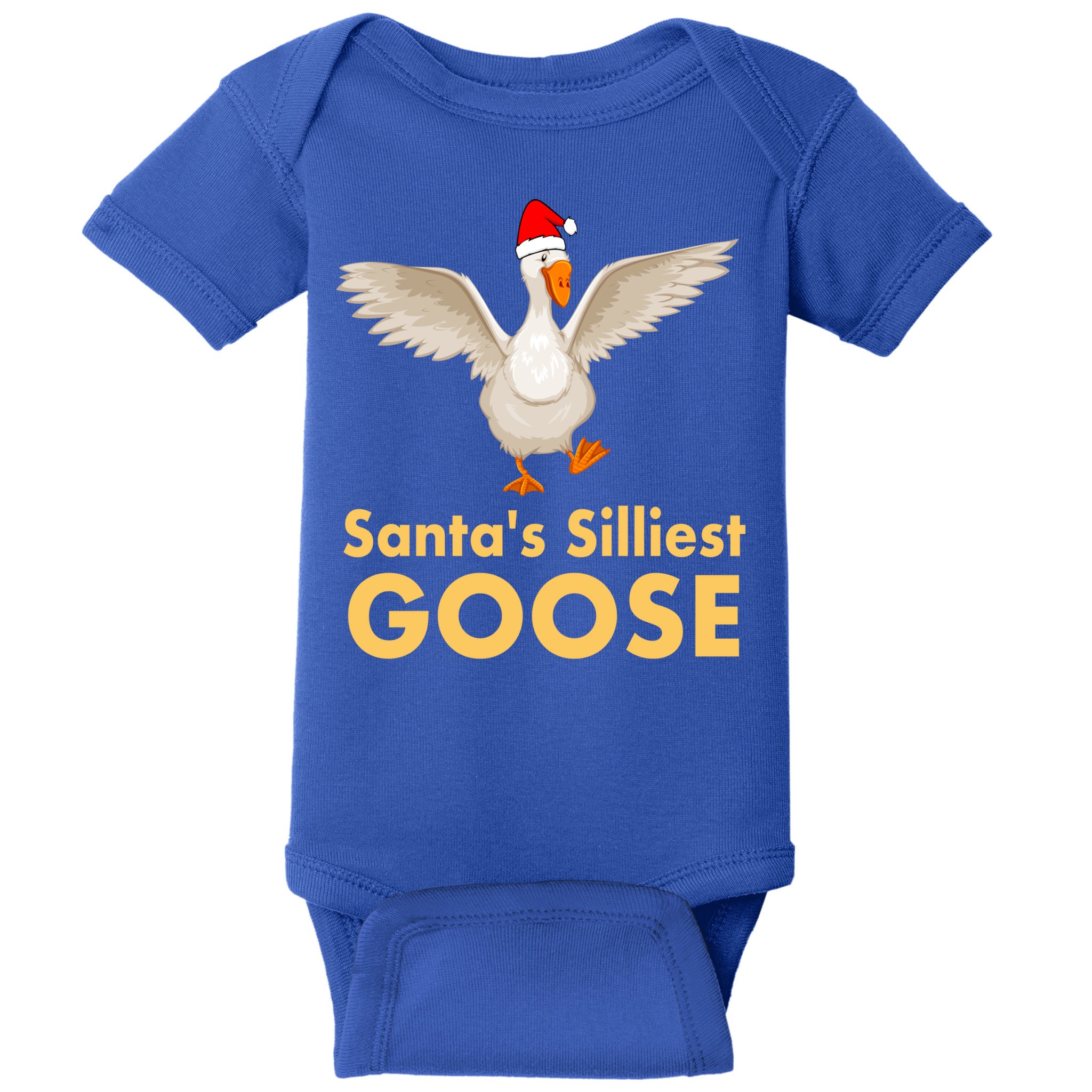 Cool Santas Silliest Goose Tacky Funny Christmas Duck Swans Gift Baby Bodysuit