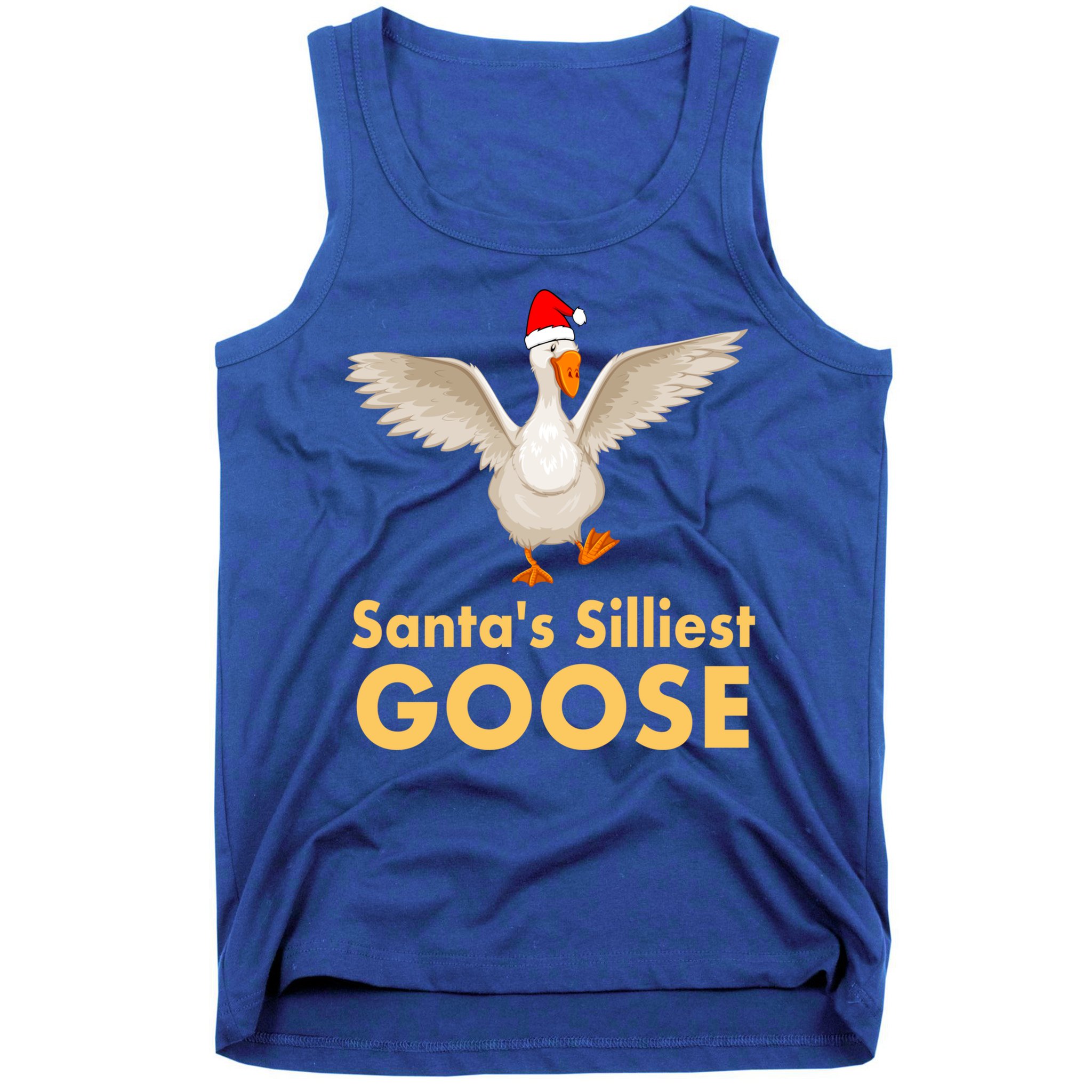 Cool Santas Silliest Goose Tacky Funny Christmas Duck Swans Gift Tank Top