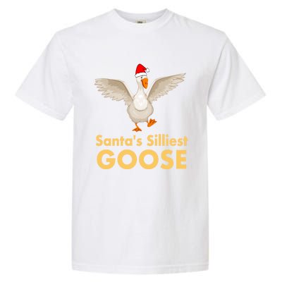 Cool Santas Silliest Goose Tacky Funny Christmas Duck Swans Gift Garment-Dyed Heavyweight T-Shirt