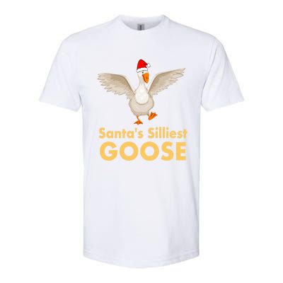 Cool Santas Silliest Goose Tacky Funny Christmas Duck Swans Gift Softstyle® CVC T-Shirt