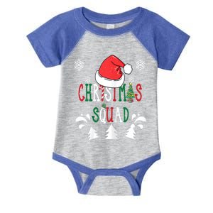 Christmas Squad Santa Hat Family Matching Pajama Xmas Meaningful Gift Infant Baby Jersey Bodysuit