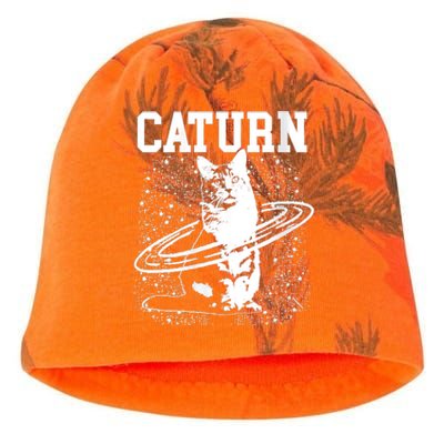 Caturn Saturn Space Cat Kati - Camo Knit Beanie