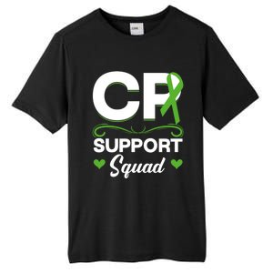 Cp Support Squad Cerebral Palsy Awareness Green Ribbon Cute Gift Tall Fusion ChromaSoft Performance T-Shirt