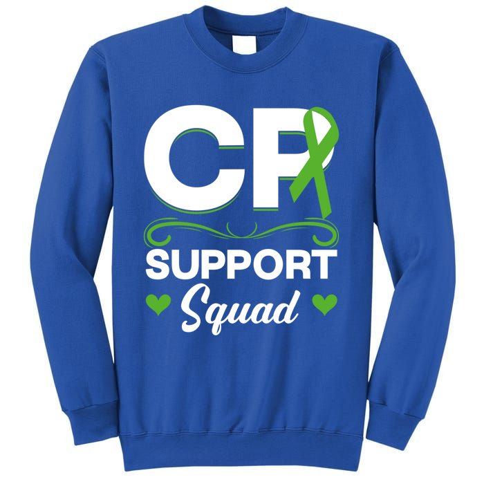 Cp Support Squad Cerebral Palsy Awareness Green Ribbon Cute Gift Sweatshirt