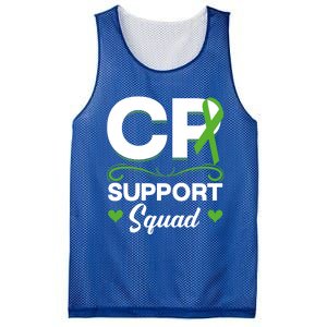 Cp Support Squad Cerebral Palsy Awareness Green Ribbon Cute Gift Mesh Reversible Basketball Jersey Tank