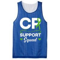 Cp Support Squad Cerebral Palsy Awareness Green Ribbon Cute Gift Mesh Reversible Basketball Jersey Tank