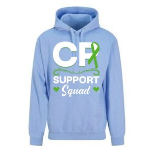 Cp Support Squad Cerebral Palsy Awareness Green Ribbon Cute Gift Unisex Surf Hoodie