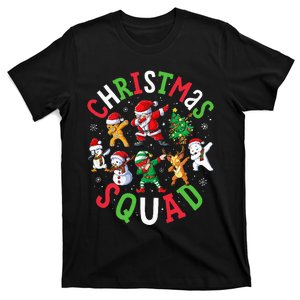 Christmas Squad Santa Dabbing Elf Family Matching Pajamas T-Shirt