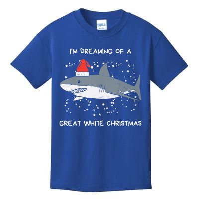 Christmas Shark Santa Hat Xmas Santa Jaws Funny Shark Pun Gift Kids T-Shirt