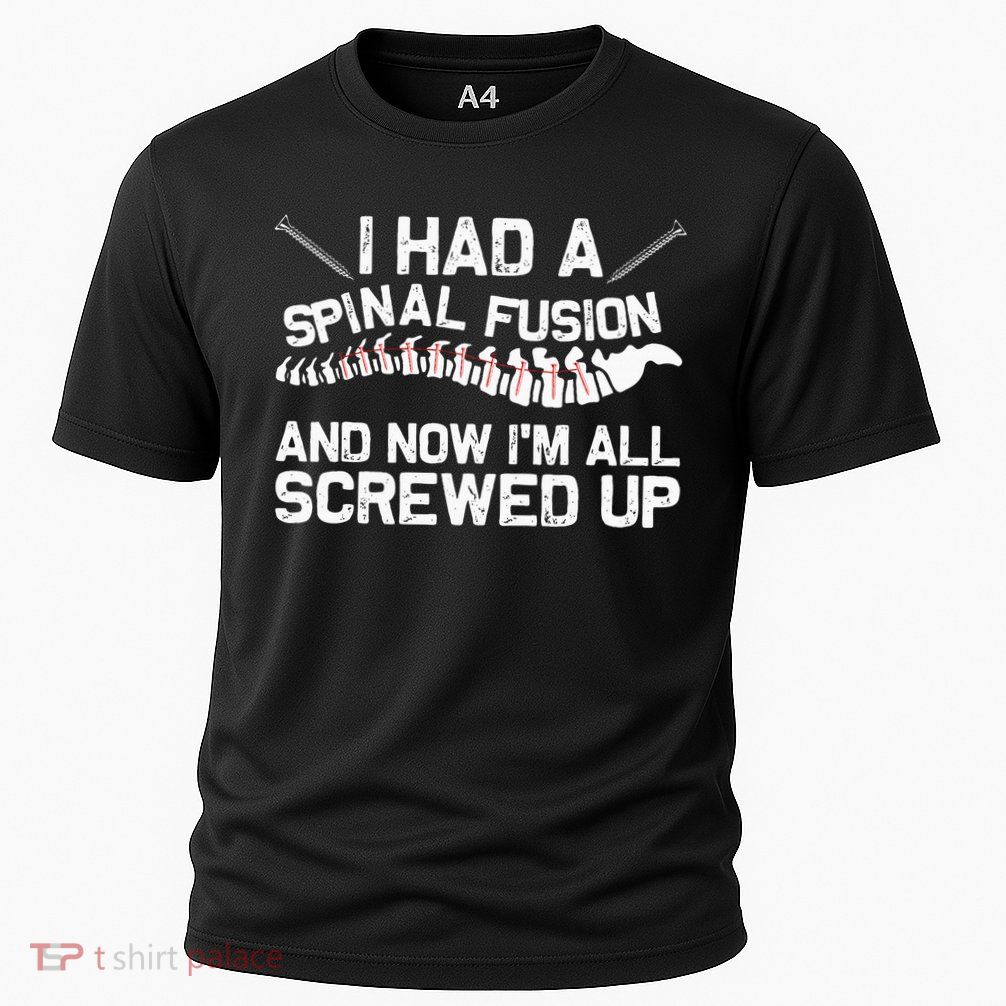 Cool Scoliosis Spinal Fusion Gift Back Surgery Recovery Gift Performance Shirt
