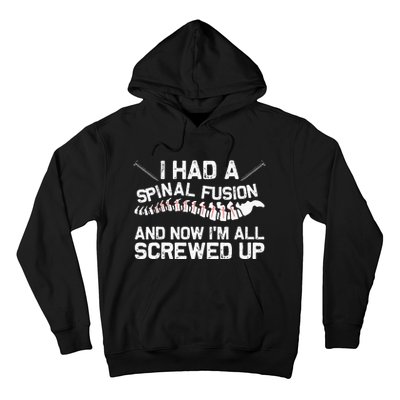 Cool Scoliosis Spinal Fusion Gift Back Surgery Recovery Gift Hoodie