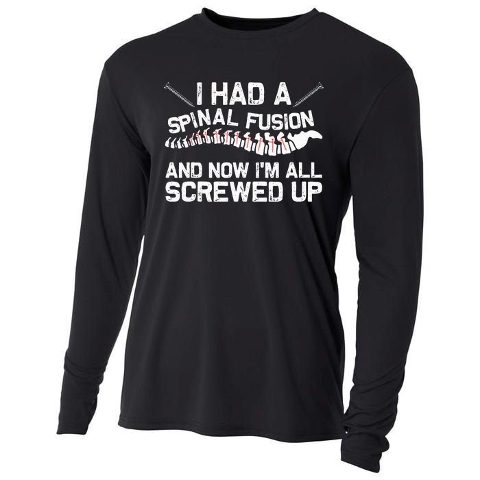 Cool Scoliosis Spinal Fusion Gift Back Surgery Recovery Gift Cooling Performance Long Sleeve Crew