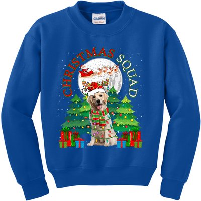 Christmas Squad Santa Reindeer Labrador Retriever Xmas Cute Gift Kids Sweatshirt