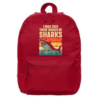 Cool Shark Shark Lover 16 in Basic Backpack