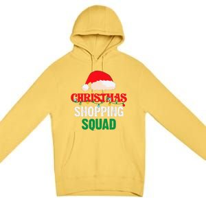 Christmas Shopping Squad Holiday Shopper Group Santa Hat Premium Pullover Hoodie