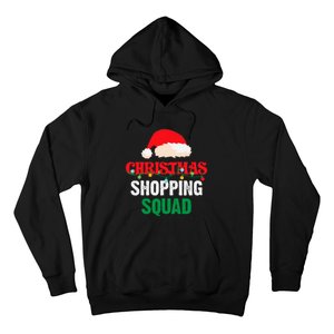 Christmas Shopping Squad Holiday Shopper Group Santa Hat Hoodie