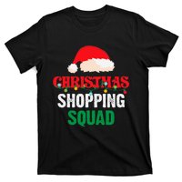 Christmas Shopping Squad Holiday Shopper Group Santa Hat T-Shirt