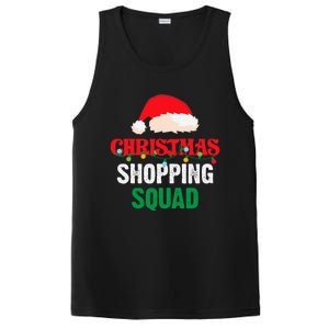 Christmas Shopping Squad Holiday Shopper Group Santa Hat PosiCharge Competitor Tank