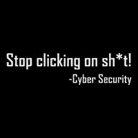 Cyber Security Stop Clicking On Shit Funny Cybersecurity Daily Commute Backpack