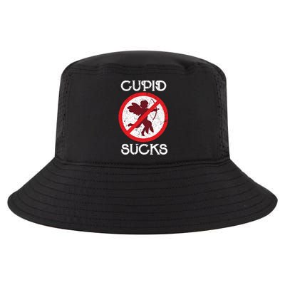 Cupid Sucks Singles Awareness Day Gift Cool Comfort Performance Bucket Hat