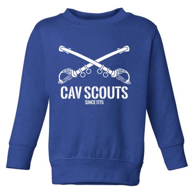 Cavalry Scouts Since 1775 Army Gift 20298 Toddler Sweatshirt