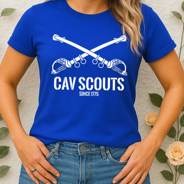 Cavalry Scouts Since 1775 Army Gift 20298 Womens T-Shirt