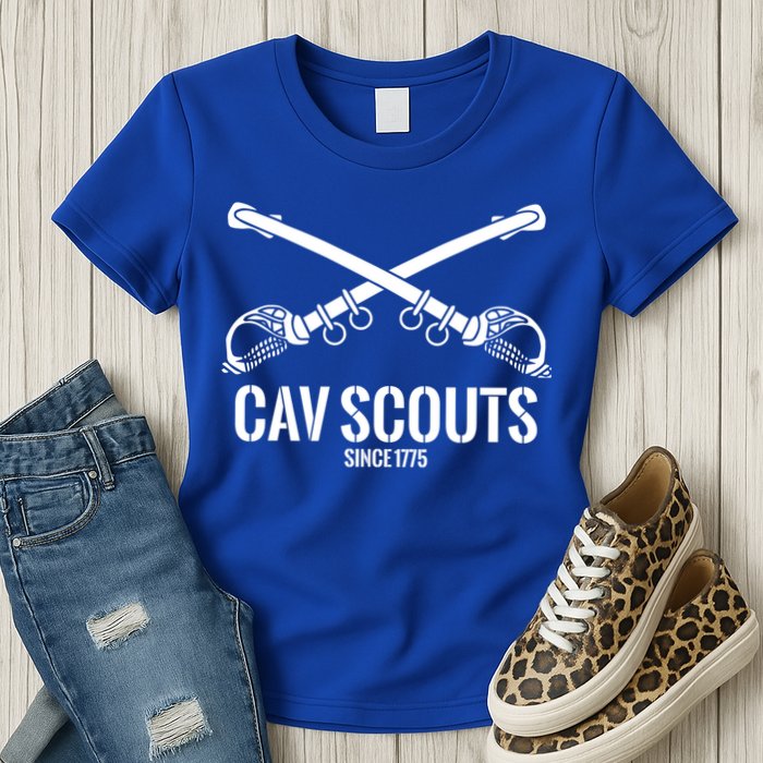 Cavalry Scouts Since 1775 Army Gift 20298 Womens T-Shirt