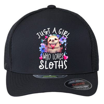 Cute Sloth , Sloth Lover Tee, Sloth , Sloth Flexfit Unipanel Trucker Cap