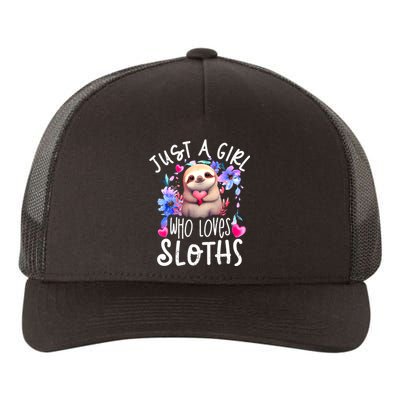 Cute Sloth , Sloth Lover Tee, Sloth , Sloth Yupoong Adult 5-Panel Trucker Hat