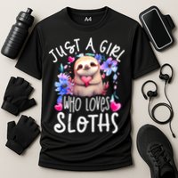 Cute Sloth , Sloth Lover Tee, Sloth , Sloth Performance Shirt