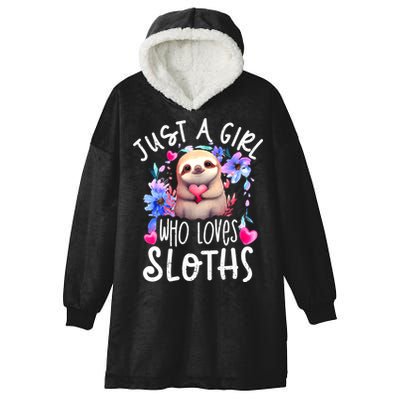 Cute Sloth , Sloth Lover Tee, Sloth , Sloth Hooded Wearable Blanket