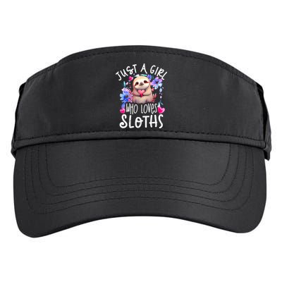 Cute Sloth , Sloth Lover Tee, Sloth , Sloth Adult Drive Performance Visor