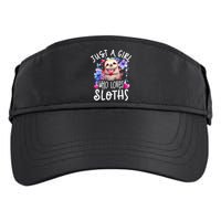 Cute Sloth , Sloth Lover Tee, Sloth , Sloth Adult Drive Performance Visor