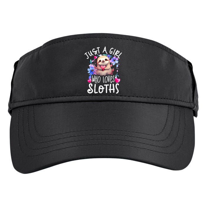 Cute Sloth , Sloth Lover Tee, Sloth , Sloth Adult Drive Performance Visor