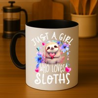 Cute Sloth , Sloth Lover Tee, Sloth , Sloth Mug