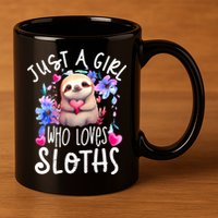 Cute Sloth , Sloth Lover Tee, Sloth , Sloth 11oz C Handle Ceramic Mug
