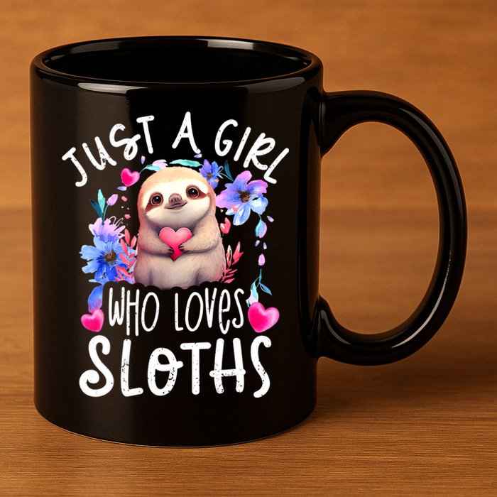 Cute Sloth , Sloth Lover Tee, Sloth , Sloth 11oz C Handle Ceramic Mug