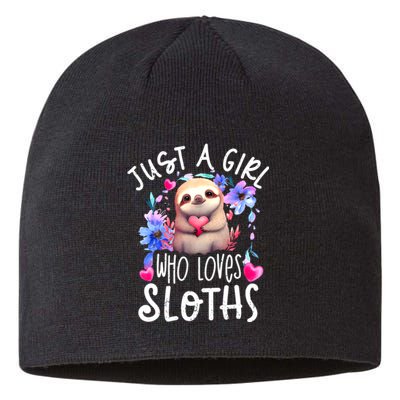 Cute Sloth , Sloth Lover Tee, Sloth , Sloth Sustainable Beanie