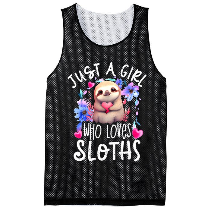 Cute Sloth , Sloth Lover Tee, Sloth , Sloth Mesh Reversible Basketball Jersey Tank