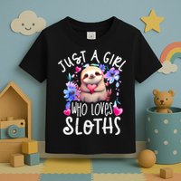 Cute Sloth , Sloth Lover Tee, Sloth , Sloth Toddler T-Shirt