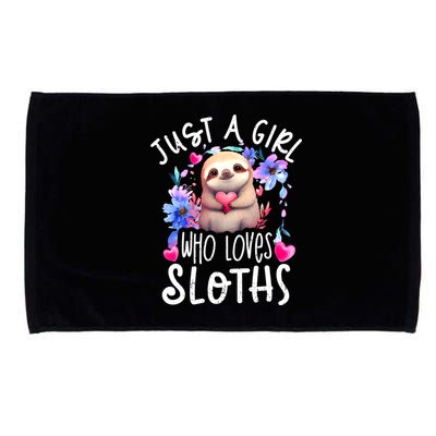 Cute Sloth , Sloth Lover Tee, Sloth , Sloth Microfiber Hand Towel