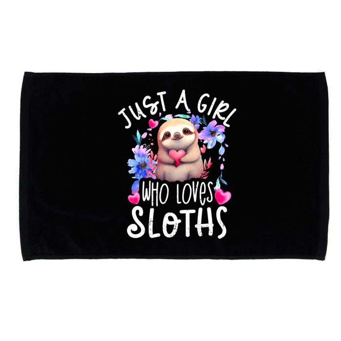 Cute Sloth , Sloth Lover Tee, Sloth , Sloth Microfiber Hand Towel