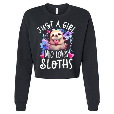 Cute Sloth , Sloth Lover Tee, Sloth , Sloth Cropped Pullover Crew