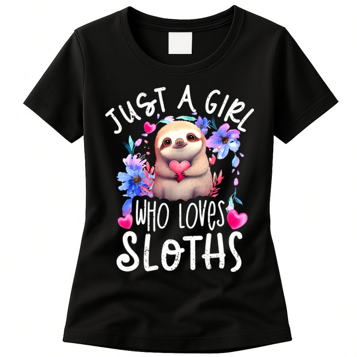 Cute Sloth , Sloth Lover Tee, Sloth , Sloth Womens T-Shirt