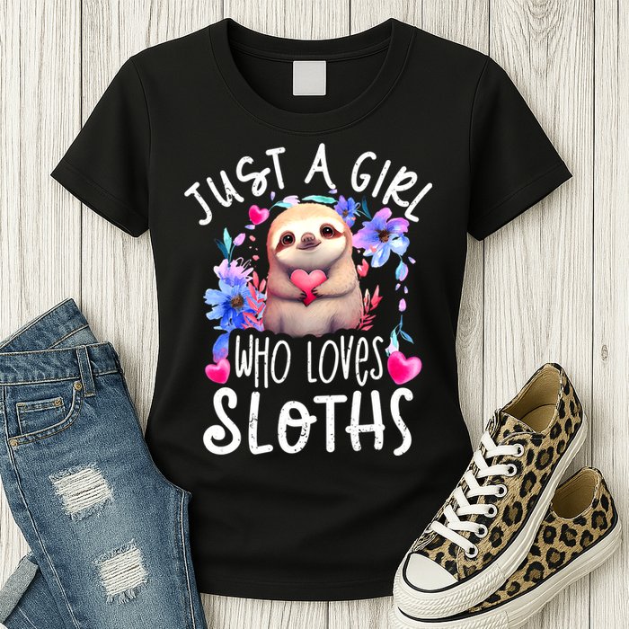 Cute Sloth , Sloth Lover Tee, Sloth , Sloth Womens T-Shirt