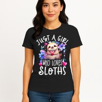 Cute Sloth , Sloth Lover Tee, Sloth , Sloth Womens T-Shirt