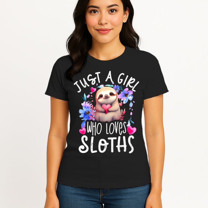 Cute Sloth , Sloth Lover Tee, Sloth , Sloth Womens T-Shirt