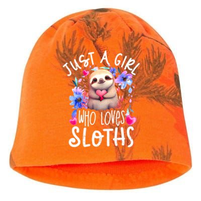 Cute Sloth , Sloth Lover Tee, Sloth , Sloth Kati - Camo Knit Beanie