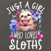 Cute Sloth , Sloth Lover Tee, Sloth , Sloth Cotton Canvas Backpack