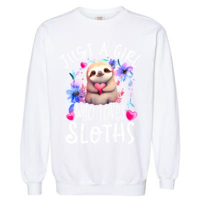Cute Sloth , Sloth Lover Tee, Sloth , Sloth Garment-Dyed Sweatshirt